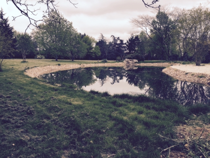 Bassin d'ornement pour un château